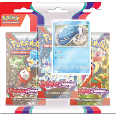 Scarlet & Violet 3-Pack Blister - Dondozo ESPAÑOL1