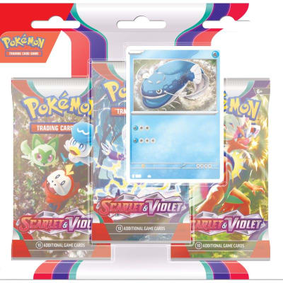 Scarlet & Violet 3-Pack Blister - Dondozo INGLÉS1