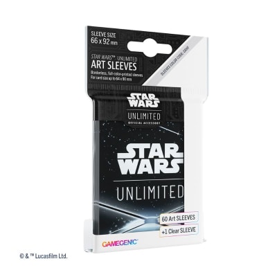 GG Star Wars Unlimited Art Sleeves - Card Back Black1