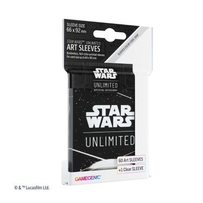GG Star Wars Unlimited Art Sleeves - Card Back White1