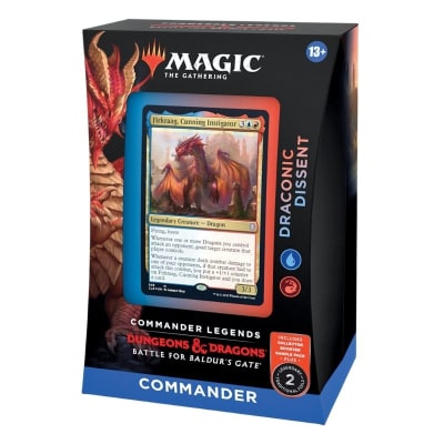 Commander Deck: Draconic Dissent (Azul/Rojo) Inglés - Commander Legends: Battle for Baldur's Gate1