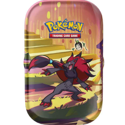 PKM TCG S & V - Shrouded Fable - Mini Tin Zoroark Español1