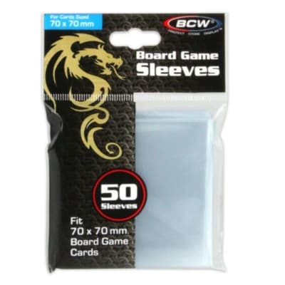 BCW Fundas para Juegos de mesa (50 uds) - 70 x 70 mm2