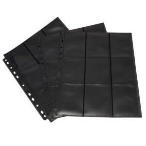 GG Essential Line Sideloading 18-Pocket Pages Black - Hoja Individual