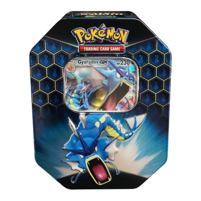 Hidden Fates Gyarados GX Tin - Español1