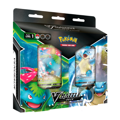 V Deck Bundle Blastoise vs Venusaur - Inglés1