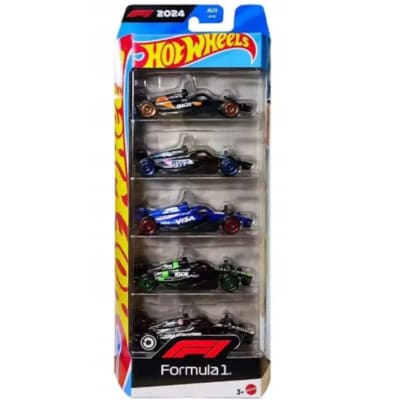 Pack 5 Autos Hot Wheels - Formula 1