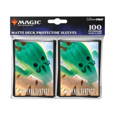 UP: Sleeves Standard Final Fantasy - Jumbo Cactuar (100)