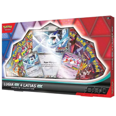 PKM TCG: Lugia ex & Latias ex Premium Collection Ingles1