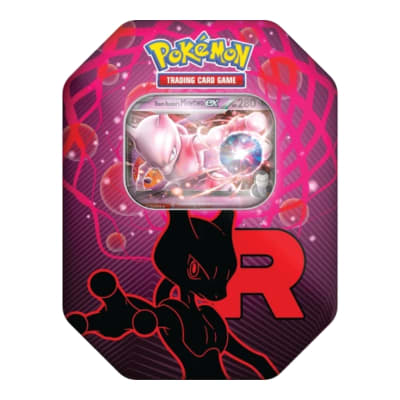 PKM TCG: Team Rocket Tin - Mewtwo Español1