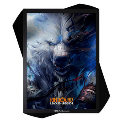 Riftbound Acc: Sleeves - Origins- Volibear Art (100 ct)1