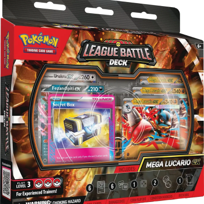 *Preventa 22/05* - MEGA LUCARIO EX LEAGUE BATTLE DECK ENGLISH