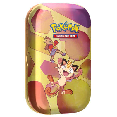 Scarlet & Violet - 151 - Mini Tin Meowth & Hitmonchan - (Español)1