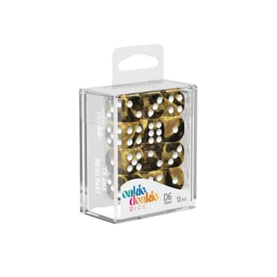 Oakie Doakie - D6 Dice 16 MM Gemidice (12) - HORNET1