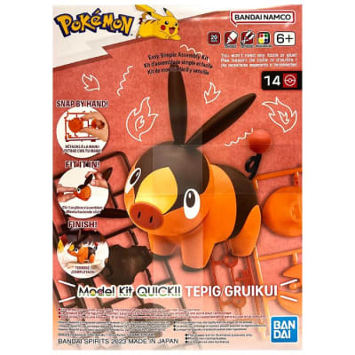 Model Kit Pokemon Tepig Quick Bandai Hobby