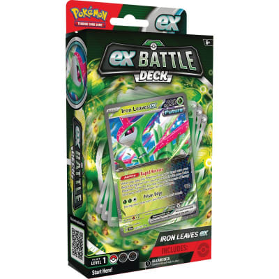 PKM TCG Iron Leaves ex Battle Deck Español1