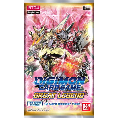 Digimon CCG: Great Legend [BT04] - Booster Inglés