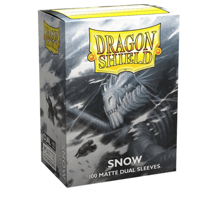 Dragonshield: Standard DUAL- Matte Snow 'Nirin' (100 ct.)