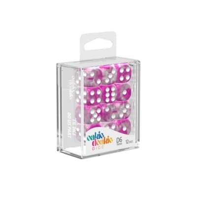 Oakie Doakie - D6 Dice 16 MM Gemidice (12) - MAGNOLIA1