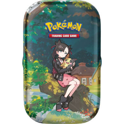 Crown Zenith Mini Tin: Marnie & Morpeko - ESPAÑOL1