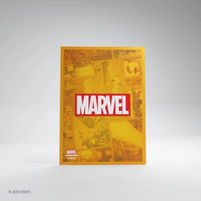 GG Art Sleeves Marvel Champions - Marvel Orange1
