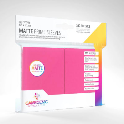 GG BGG Sleeves Matte Prime Pink