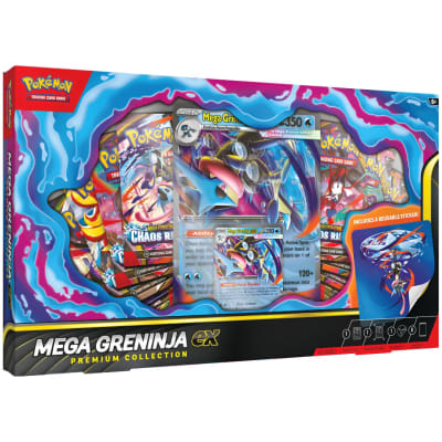 PKM TCG Mega Greninja ex Premium Collection Ingles