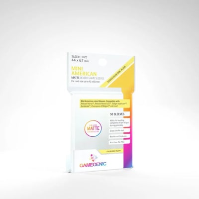GG BGG Sleeves Matte mini American-sized Sleeves (50)1