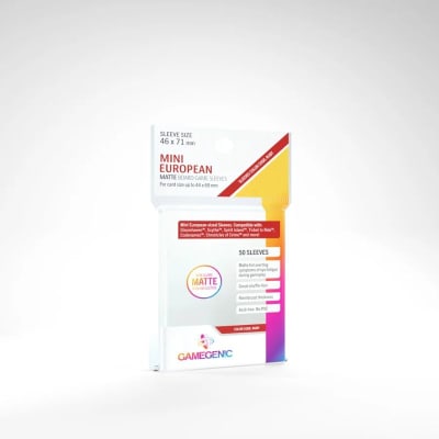 GG BGG Sleeves Matte mini European-sized Sleeves (50)1