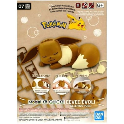 MODEL KIT POKEMON QUICK 07 EEVEE GOODNIGHT POSE BANDAI HOBBY1