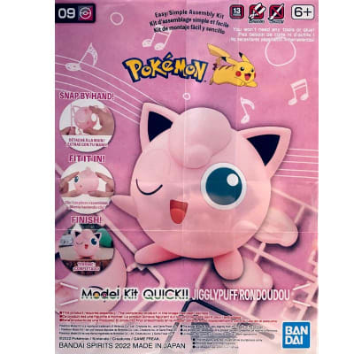 MODEL KIT POKEMON QUICK 09 JIGGLYPUFF BANDAI HOBBY