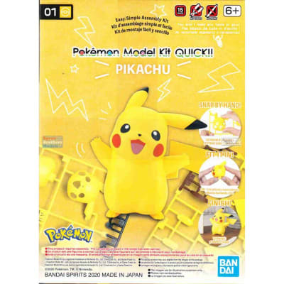 MODEL KIT POKEMON QUICK 01 PIKACHU BANDAI HOBBY