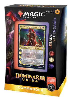  Commander Deck: Legends' Legacy (Negro/Rojo/Blanco) Ingles - Dominaria United2