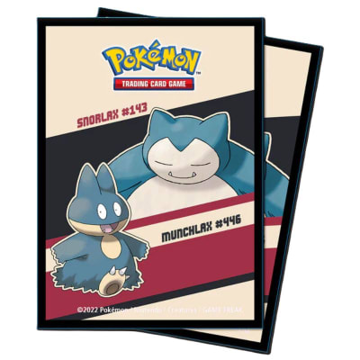 UP Deck Protectors: Pokemon - Snorlax & Munchlax (65)1