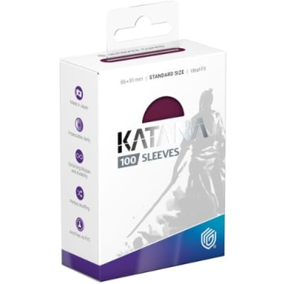 UG: Card Sleeves: Katana Sleeves Standard Size- Radiant Plum (100)1