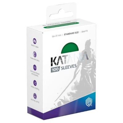 UG: Card Sleeves: Katana Sleeves Standard Size- Jade Garden (100)2