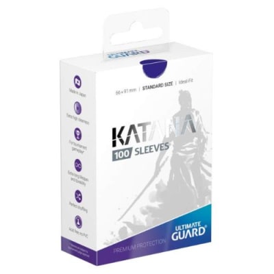 UG: Card Sleeves: Katana Sleeves Standard Size- Blue (100ct)1