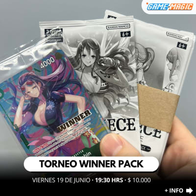 Inscripcion Evento Heroines Winner Pack + OP-161