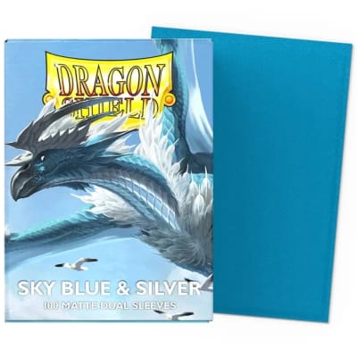 DS: STD DUAL- Matte Sky Blue & Silver (100 ct.)1