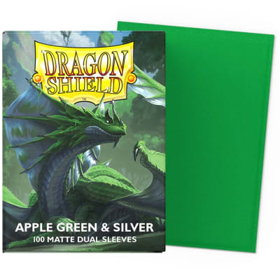 DS: STD DUAL- Matte Apple Green & Silver (100 ct.)