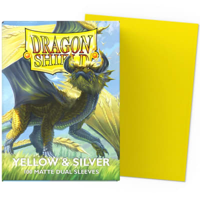 DS: STD DUAL- Matte Yellow & Silver (100 ct.)1