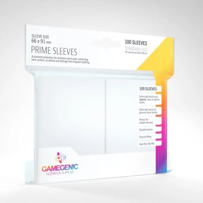 GG BGG Sleeves Prime: White (100)1