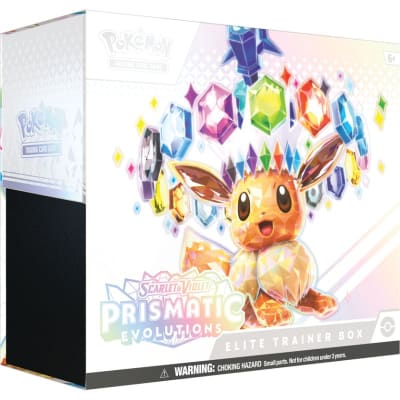 PKM S & V Prismatic Evolutions Elite Trainer Box Inglés1