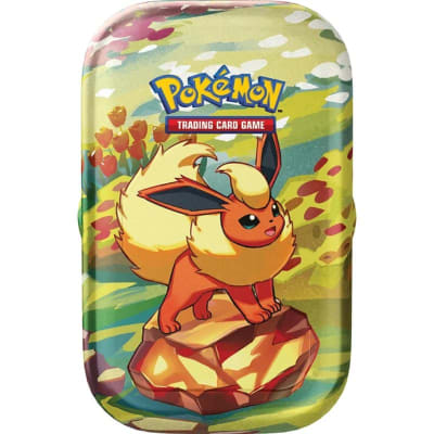 Preventa - PKM TCG S & V Prismatic Evolutions - Mini Tin FLareon Español1