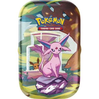 Preventa - PKM TCG S & V Prismatic Evolutions - Mini Tin Espeon Inglés1