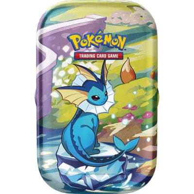 Preventa - PKM TCG S & V Prismatic Evolutions - Mini Tin Vaporeon Inglés1