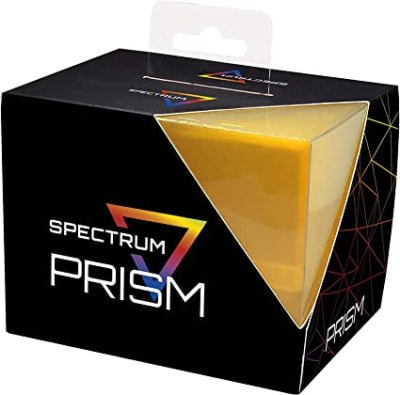 BCW PRISM DECK CASE - YELLOW1