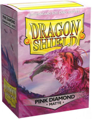 Dragonshield: Matte Colors Std (100) - Pink Diamond