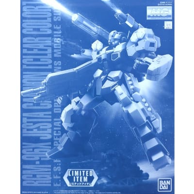 Model Kit Mg 1/100 Jesta Cannon Clear Color Bandai Hobby