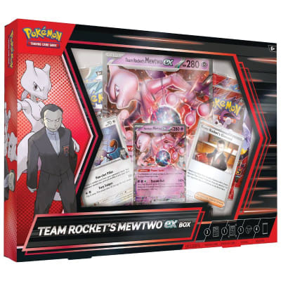 Pokemon TCG Team Rocket's Mewtwo ex Box Español1